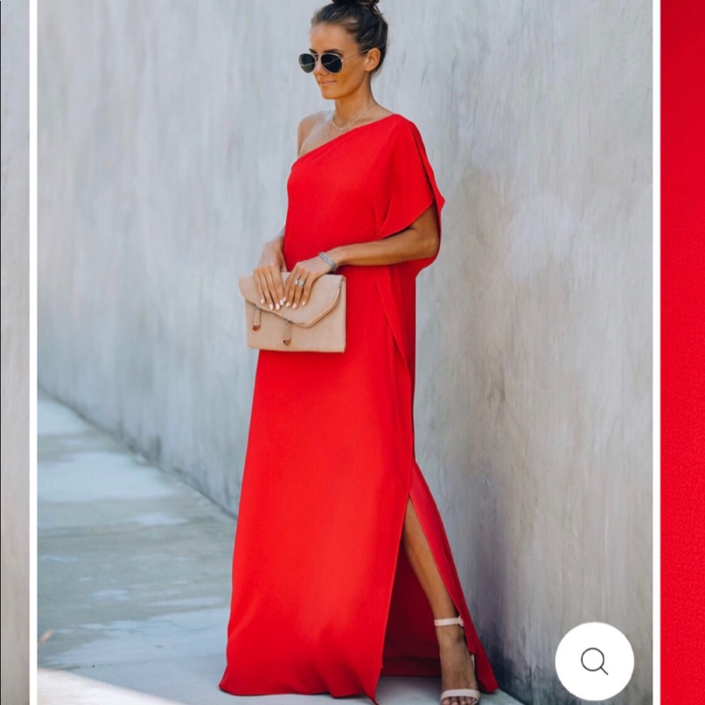 New! VICI one-shoulder dress
